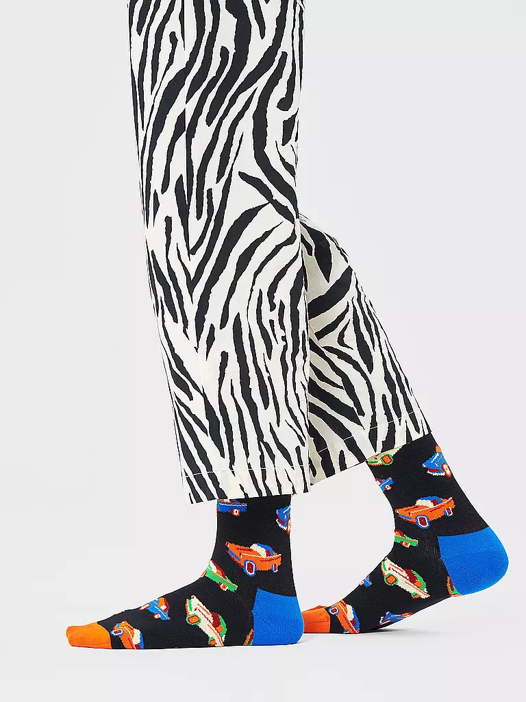 HAPPY SOCKS | Calzini da donna CAR 36-40 nero multi | 