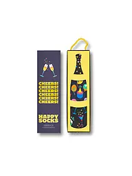 HAPPY SOCKS | Calzini da donna CELEBRATION GIFT SET confezione da 3 paia 36-40 Nero | Nero