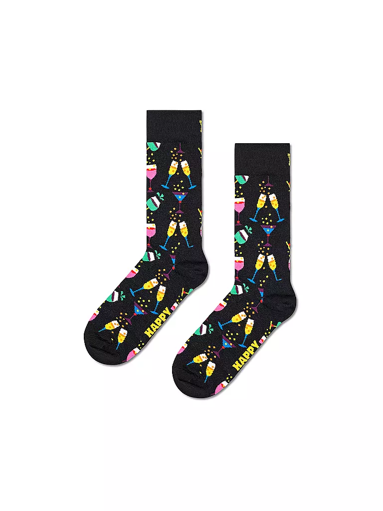 HAPPY SOCKS | Calzini da donna CELEBRATION GIFT SET confezione da 3 paia 36-40 Nero | Nero