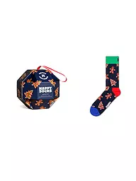 HAPPY SOCKS | Calzini da donna GINGERBREAD COOKIES 36-40 navy | Blu scuro