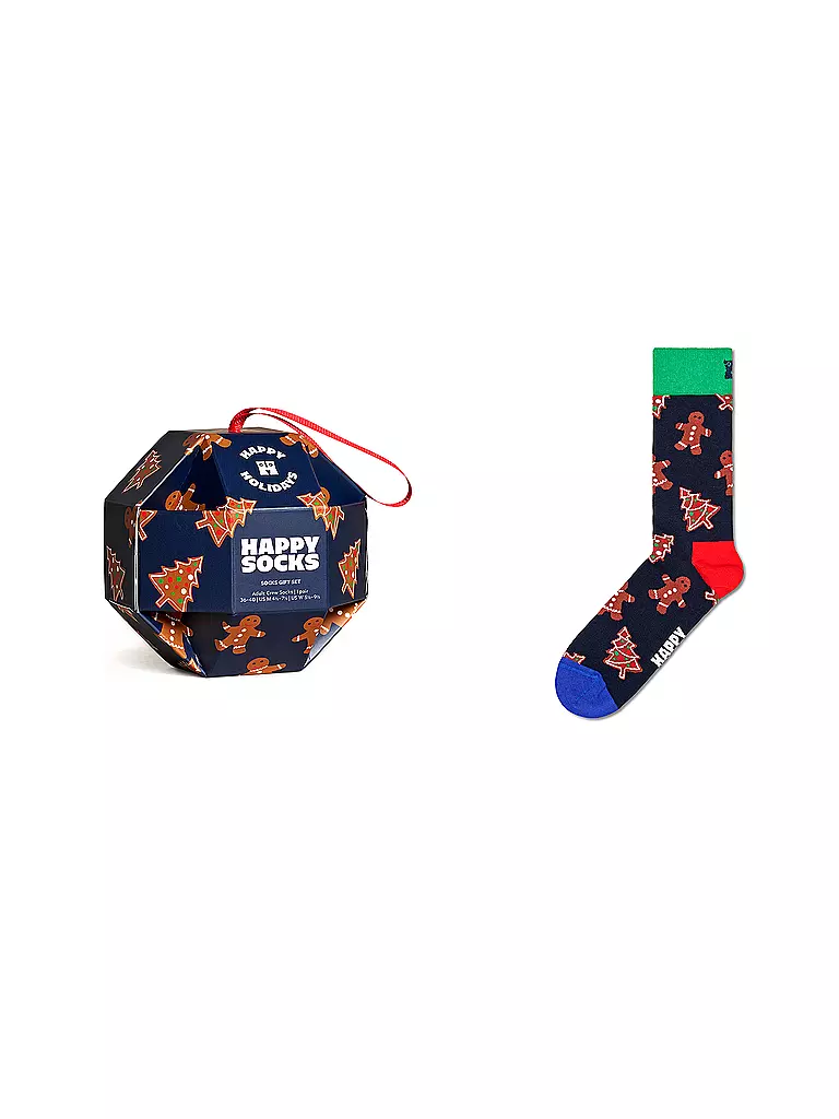 HAPPY SOCKS | Calzini da donna GINGERBREAD COOKIES 36-40 navy | Blu scuro