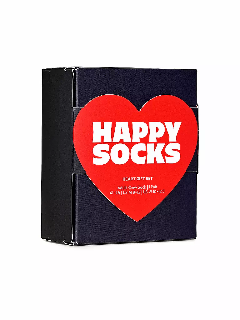 HAPPY SOCKS | Calzini da donna HEART GIFT SET taglia 36 - 40 blu navy | Blu scuro