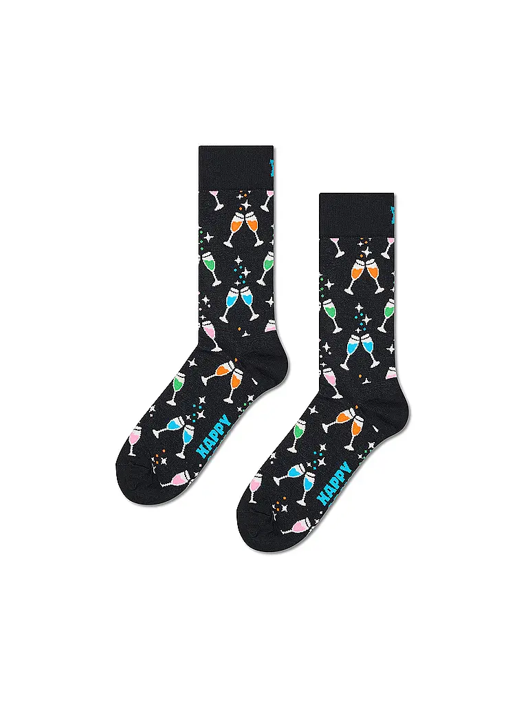 HAPPY SOCKS | Calzini da donna in confezione regalo, confezione da 3. CELEBRATIONS 36-40 nero | Nero