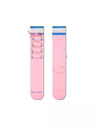 HAPPY SOCKS | Calzini da donna LACE SNEAKER SOCK 36-40 rosa chiaro | Rosa