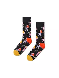 HAPPY SOCKS | Calzini da donna LEONE 36-40 neri | Nero