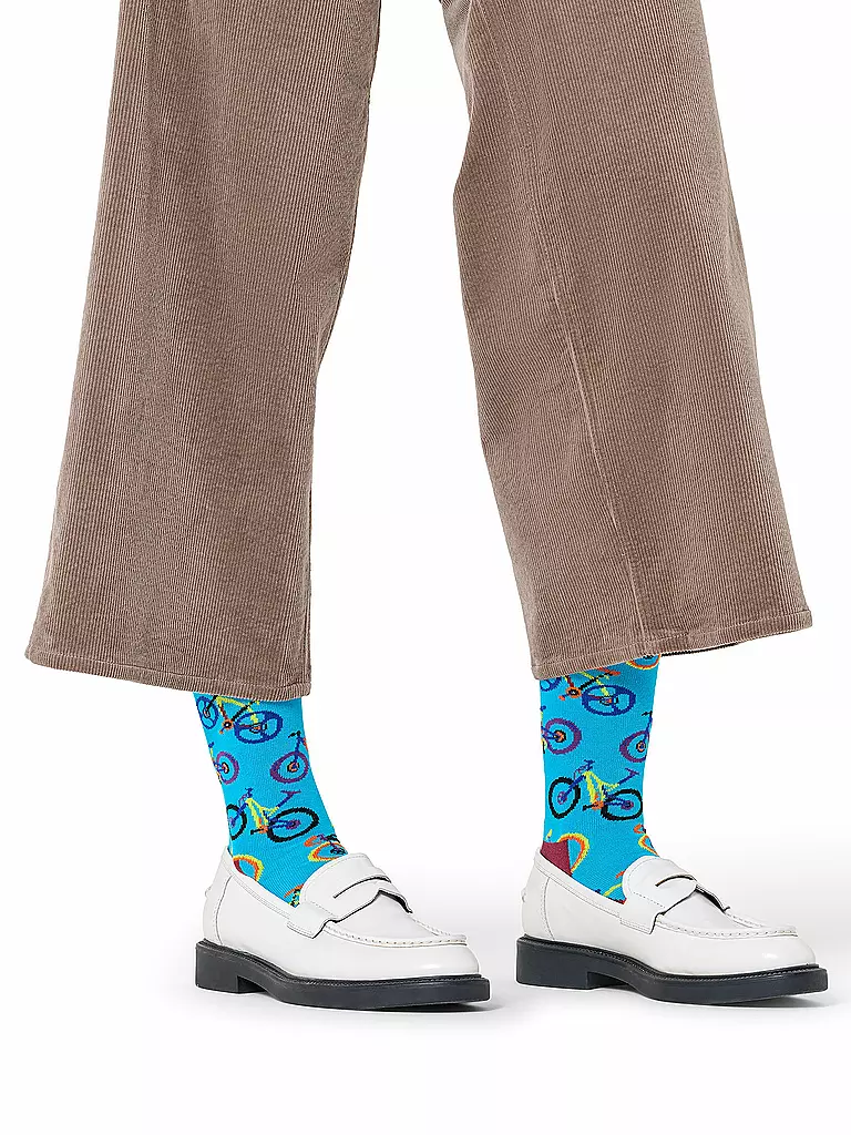 HAPPY SOCKS | Calzini da donna MOUNTAIN BIKE 36-40 blue | Blu