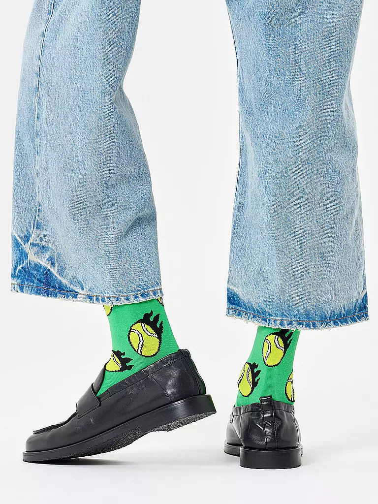 HAPPY SOCKS | Calzini da donna PALLA DA TENNIS 36-40 green | Verde