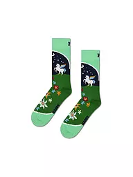 HAPPY SOCKS | Calzini da donna PEGASUS LAND 36-40 verde chiaro | Verde