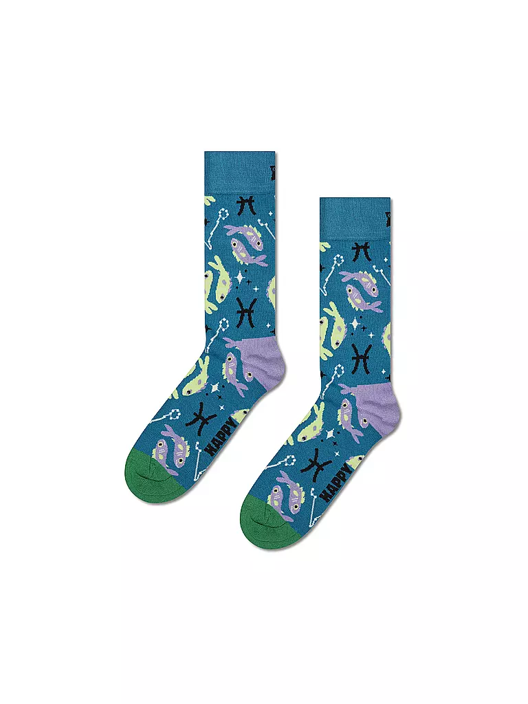 HAPPY SOCKS | Calzini da donna PESCI 36-40 navy | Blu