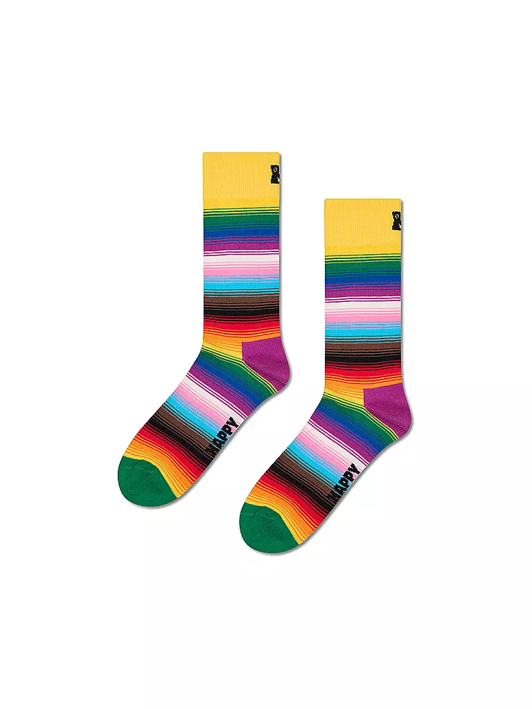 HAPPY SOCKS | Calzini da donna PRIDE STRIPE 36-40 yellow | Multicolore