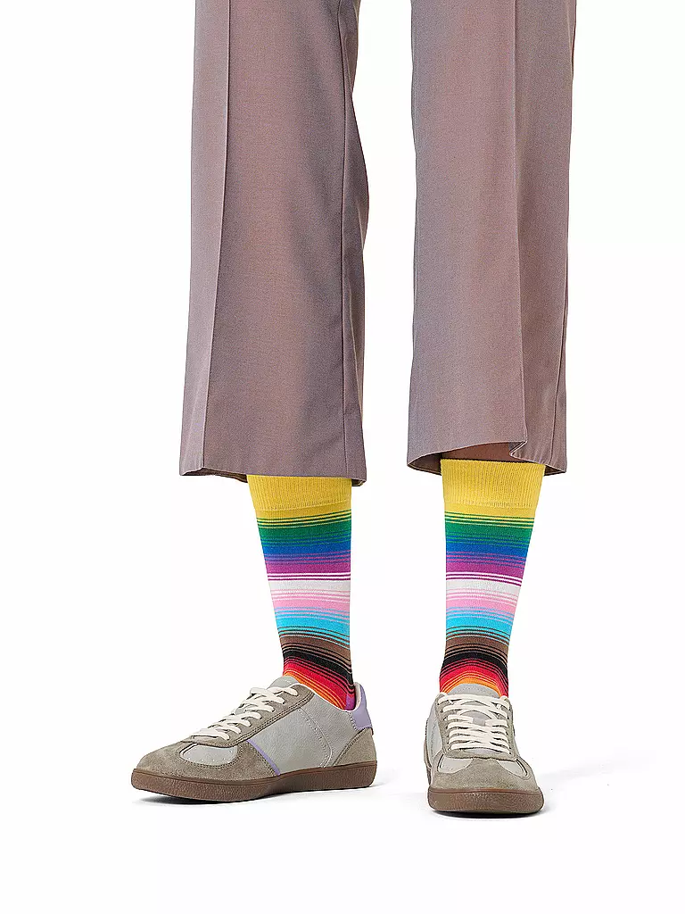 HAPPY SOCKS | Calzini da donna PRIDE STRIPE 36-40 yellow | Multicolore