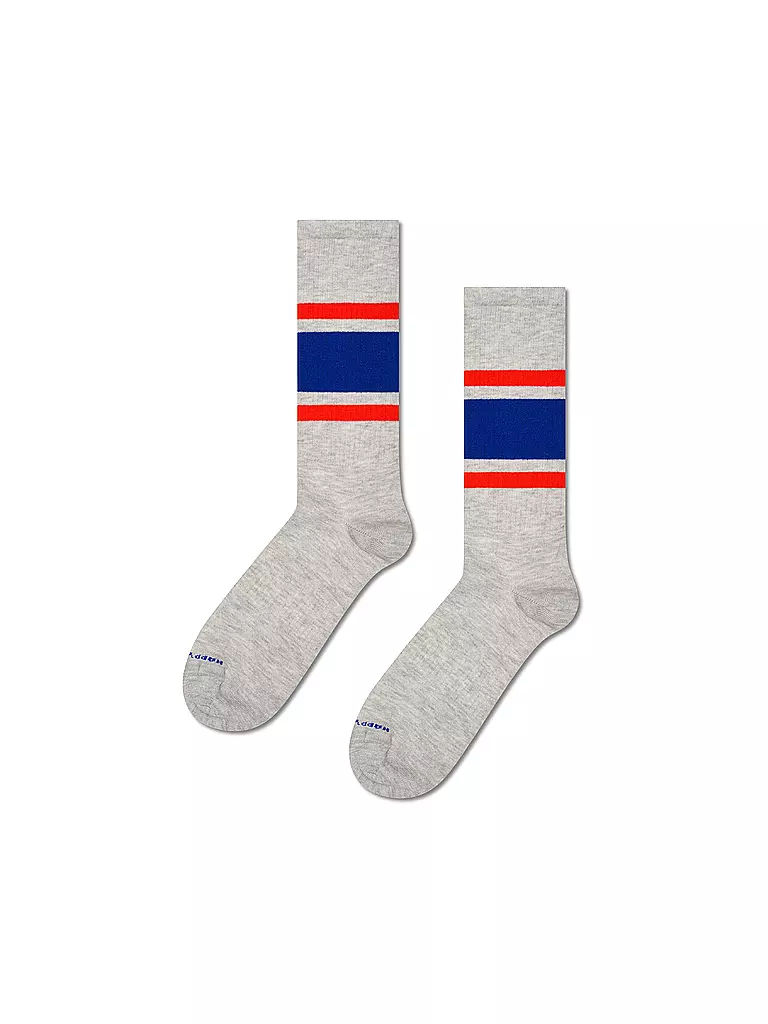 HAPPY SOCKS | Calzini da donna SIMPLE STRIPE 36-40 grey | Grigio chiaro