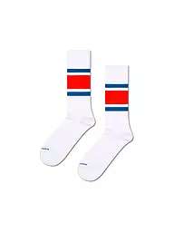 HAPPY SOCKS | Calzini da donna SIMPLE STRIPE 36-40 white | Bianco