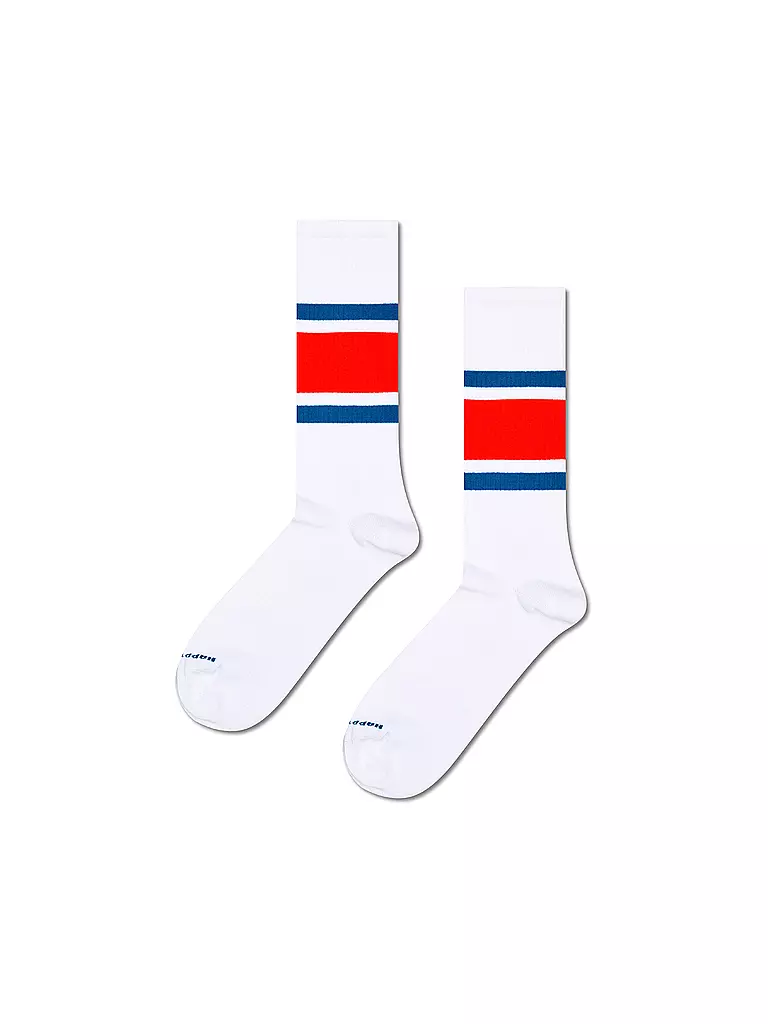 HAPPY SOCKS | Calzini da donna SIMPLE STRIPE 36-40 white | Bianco