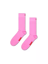 HAPPY SOCKS | Calzini da donna SOLID SOCK taglia 36 - 40 rosa | Fucsia