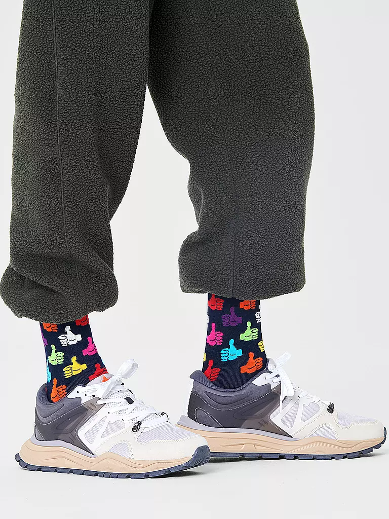 HAPPY SOCKS | Calzini da donna THUMBS UP 36-40 navy | Blu scuro