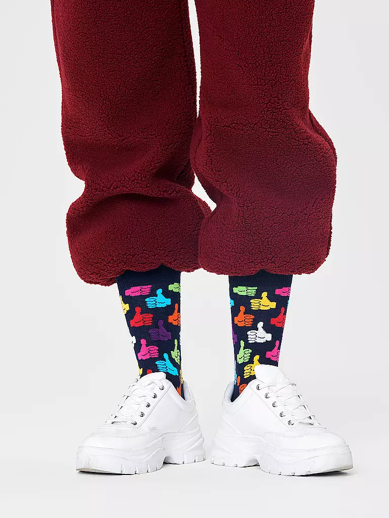 HAPPY SOCKS | Calzini da donna THUMBS UP 36-40 navy | 