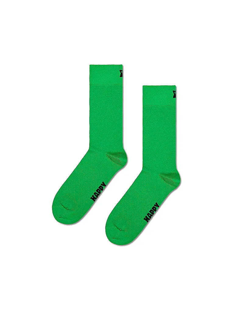 HAPPY SOCKS | Calzini da uomo, confezione da 5, tinta unita, 41-46, bianco | 