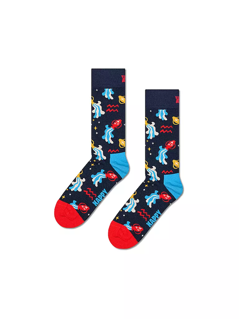 HAPPY SOCKS | Calzini da uomo ACQUARIO 41-46 navy | Blu scuro