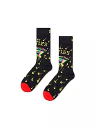 HAPPY SOCKS | Calzini da uomo BEATLES MAGICAL MYSTERY TOUR 41-46 neri | Nero