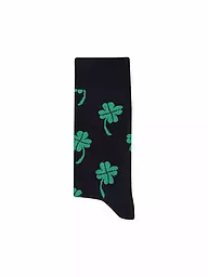 HAPPY SOCKS | Calzini da uomo Big Luck 41-46 colorati | Blu scuro