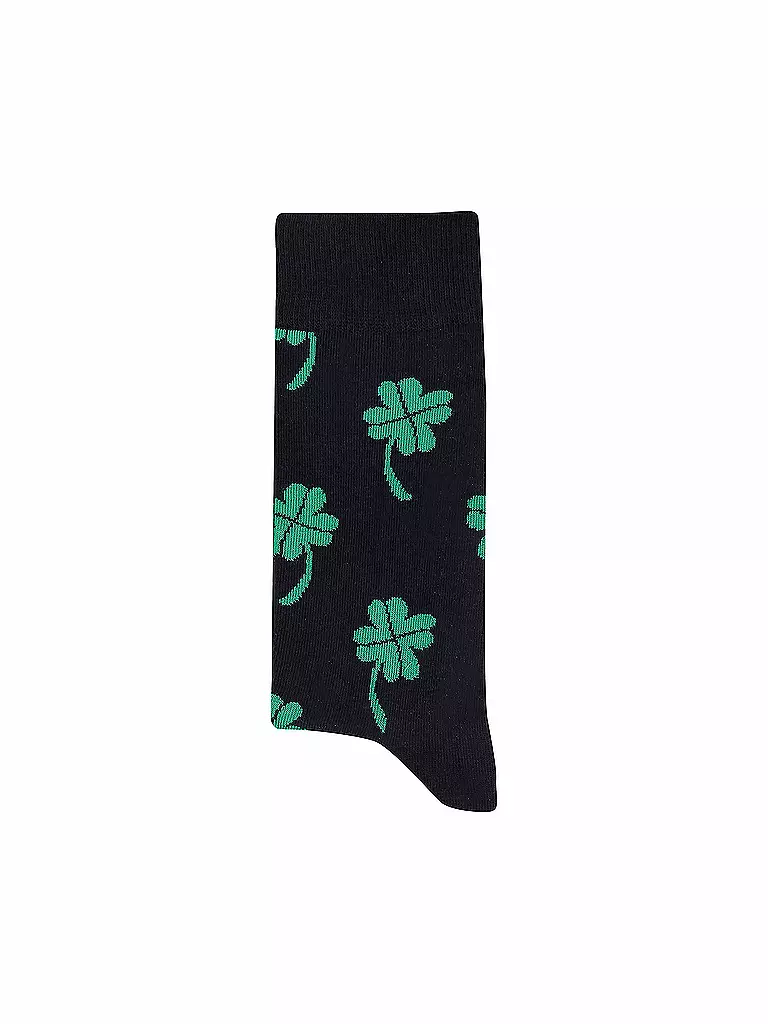 HAPPY SOCKS | Calzini da uomo Big Luck 41-46 colorati | Blu scuro