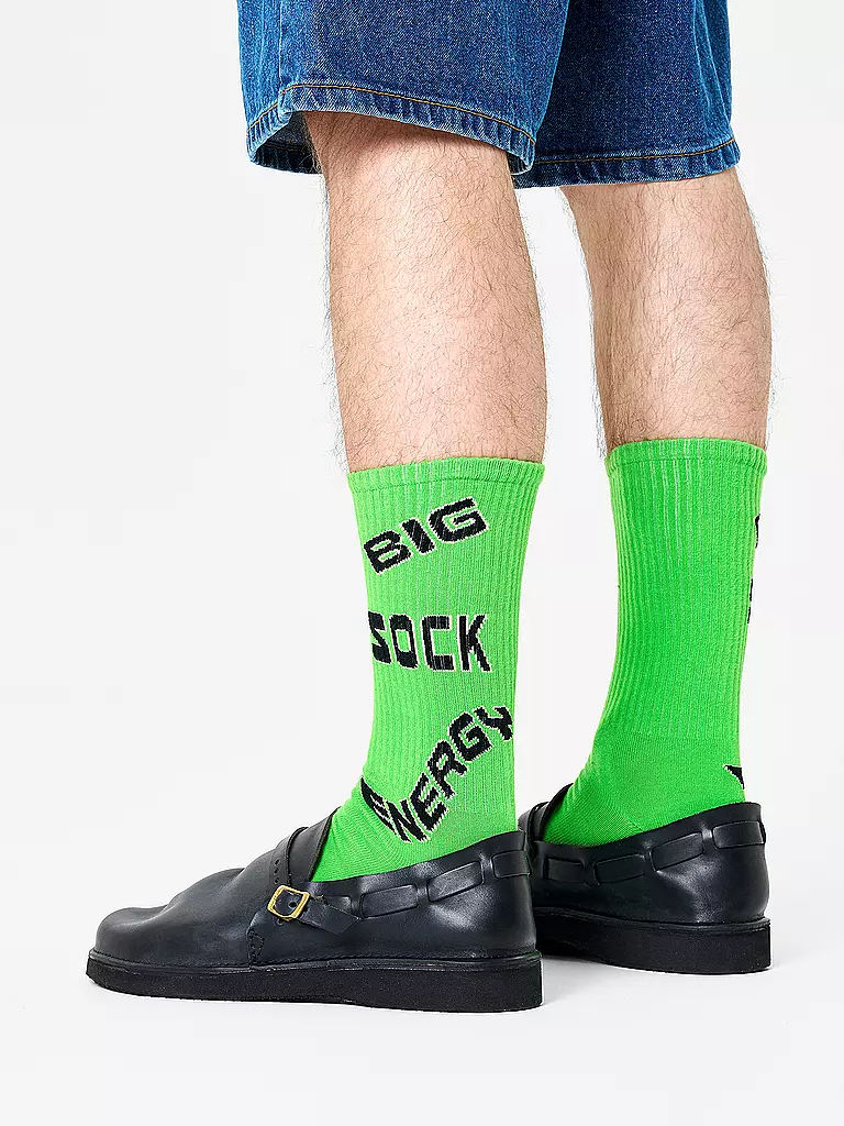 HAPPY SOCKS | Calzini da uomo BIG SOCK ENERGY SOCK 41-46 verdi | Verde