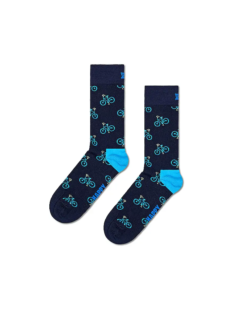 HAPPY SOCKS | Calzini da uomo BIKE 41-46 navy | Blu scuro