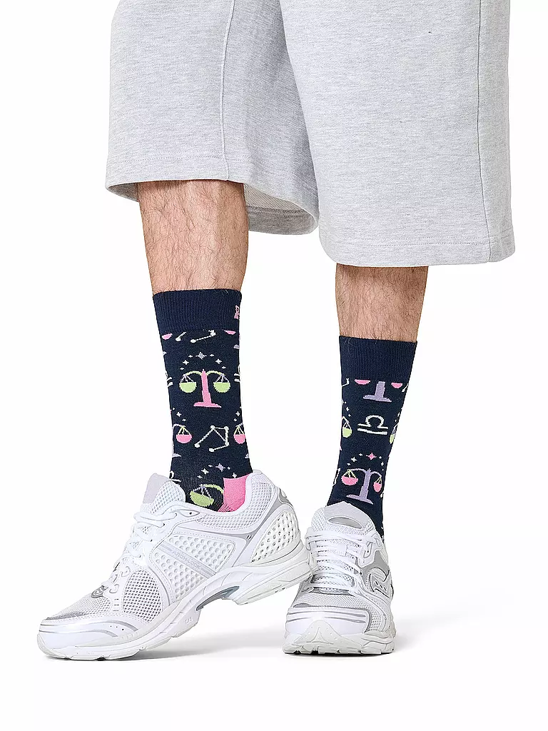 HAPPY SOCKS | Calzini da uomo BILANCIA 41-46 navy | Blu scuro