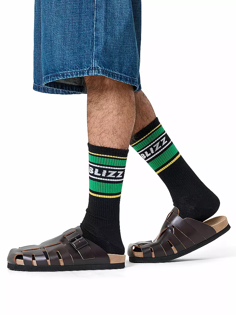 HAPPY SOCKS | Calzini da uomo BLIZZ SNEAKER 41-46 nero | Nero