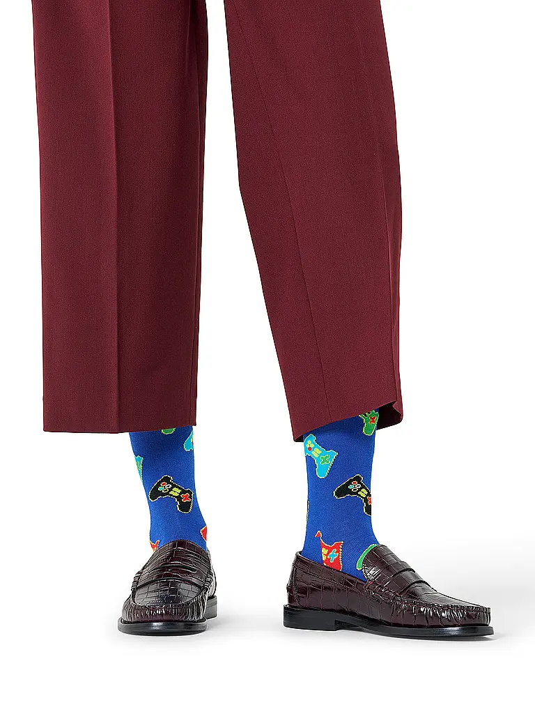 HAPPY SOCKS | Calzini da uomo CONTROLLER 41-46 blu | Blu