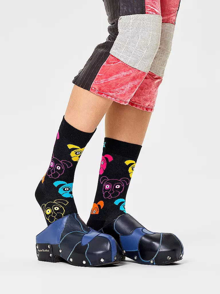 HAPPY SOCKS | Calzini da uomo DOG neri | Nero