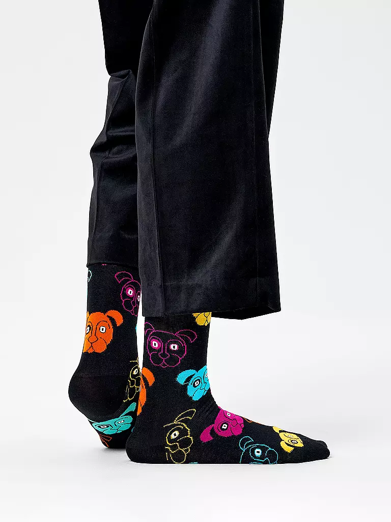 HAPPY SOCKS | Calzini da uomo DOG neri | 