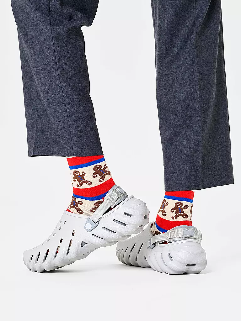 HAPPY SOCKS | Calzini da uomo GINGERBREAD taglia 41 - 46 rossi | Rosso