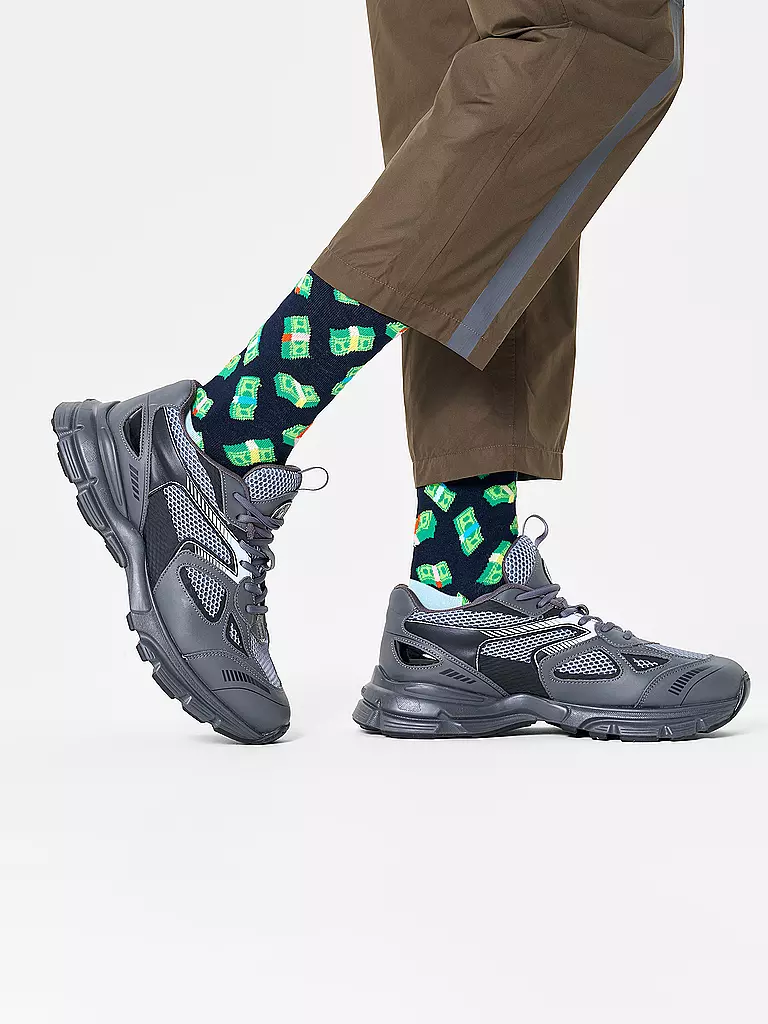 HAPPY SOCKS | Calzini da uomo MONEY MONEY 41-46 navy | Blu scuro