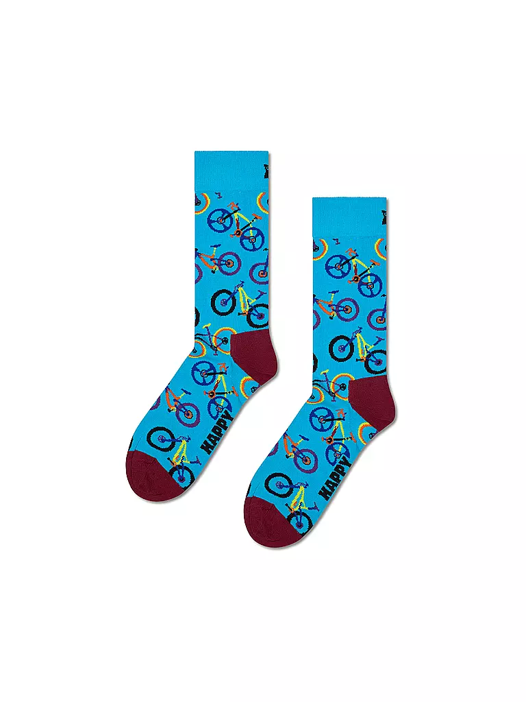 HAPPY SOCKS | Calzini da uomo MOUNTAIN BIKE 41-46 blu | Blu