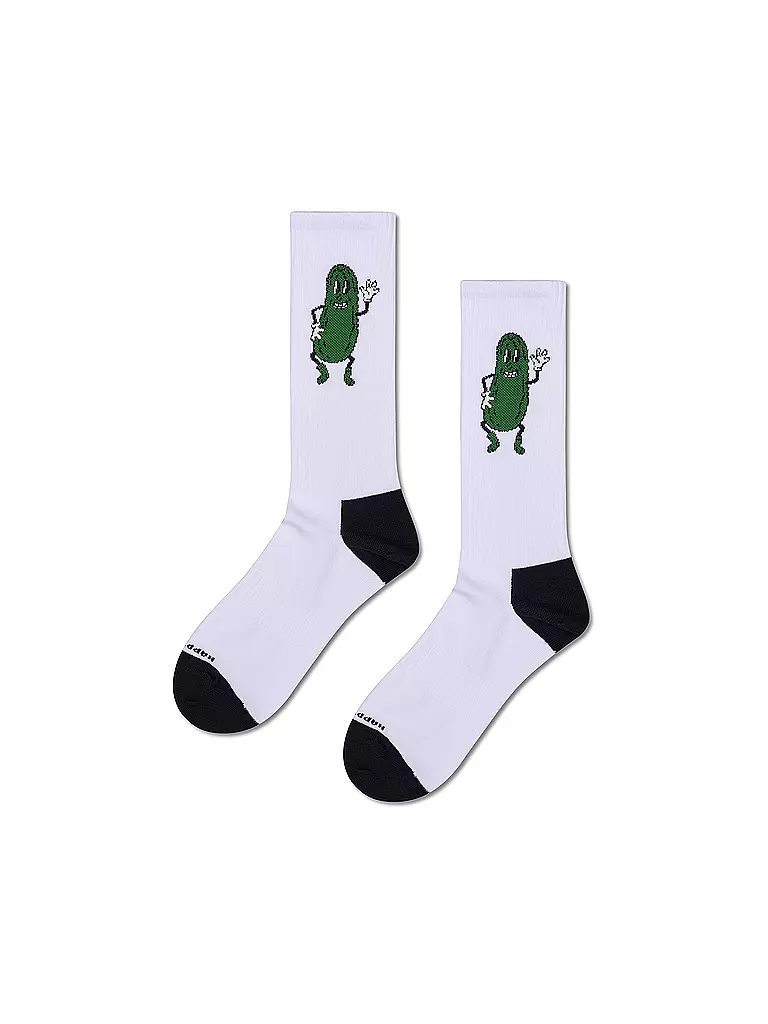 HAPPY SOCKS | Calzini da uomo PICKLE SNEAKER 41-46 white | Bianco