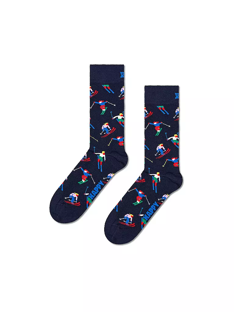 HAPPY SOCKS | Calzini da uomo SKIING 41-46 navy | Blu scuro