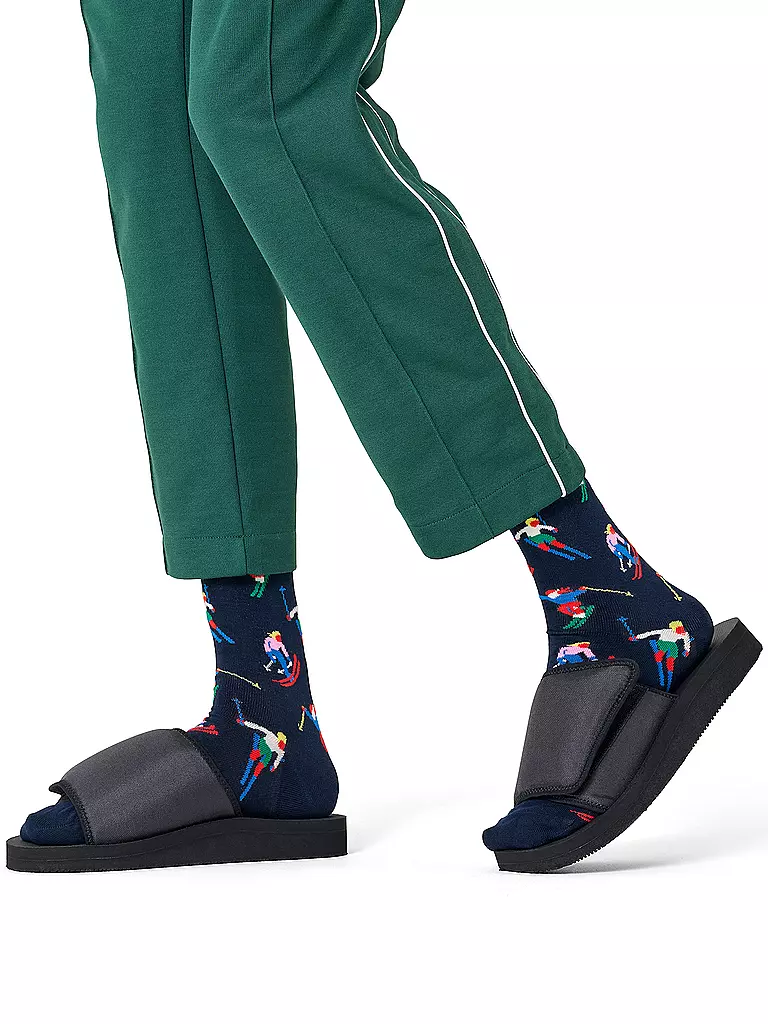 HAPPY SOCKS | Calzini da uomo SKIING 41-46 navy | Blu scuro