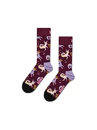 HAPPY SOCKS | Calzini da uomo STEINBOCK 41-46 rosso scuro | Rosso scuro