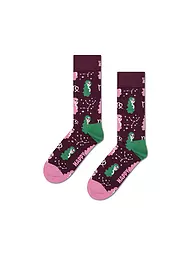 HAPPY SOCKS | Calzini da uomo VERGINE 41-46 navy | Rosso scuro
