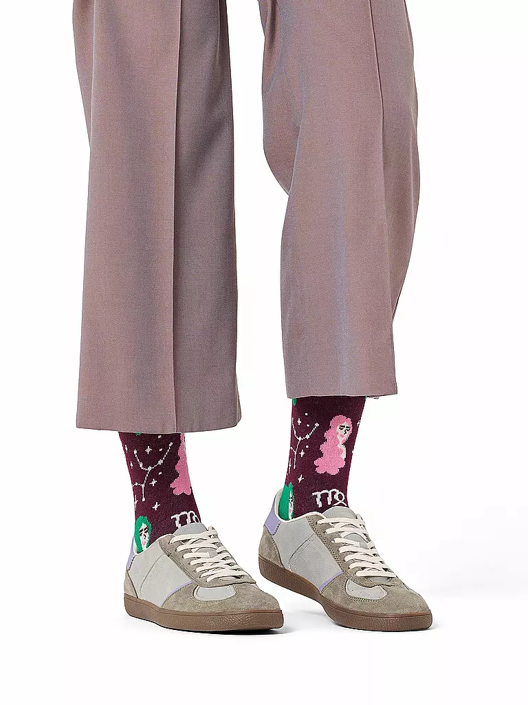 HAPPY SOCKS | Calzini da uomo VERGINE 41-46 navy | Rosso scuro