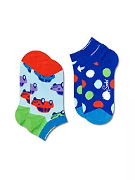 HAPPY SOCKS | Calzini per bambini confezione da 2 CAR azzurro | Blu