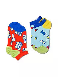 HAPPY SOCKS | Calzini sneaker da bambino DOG&BONE, confezione da 2, arancioni | Rosso