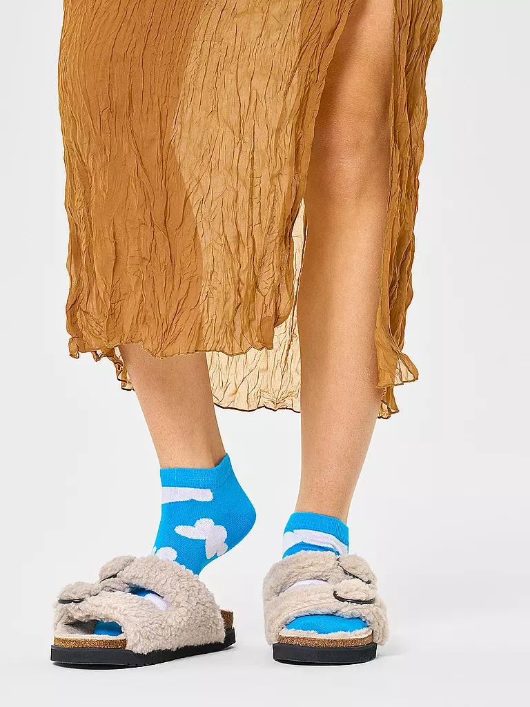 HAPPY SOCKS | Calzini sneaker da donna CLOUDY 36-40 azzurro | Blu chiaro