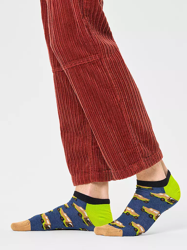 HAPPY SOCKS | Calzini sneaker da uomo 41-46 SUV navy | Blu scuro