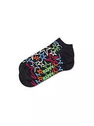 HAPPY SOCKS | Calzini sneaker da uomo MEGA STAR 41-46 neri | Nero