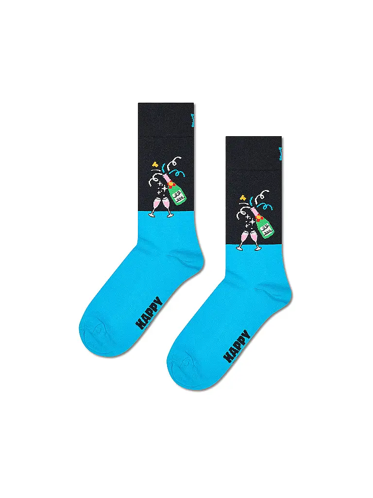 HAPPY SOCKS | Confezione regalo da uomo calzini CELEBRATIONS SOCKS confezione da 3 paia 41-46 black | Nero