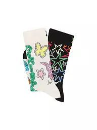HAPPY SOCKS | Damen Geschenkset SPINNING WHEEL 2er Pkg 36-40 white | Multicolore