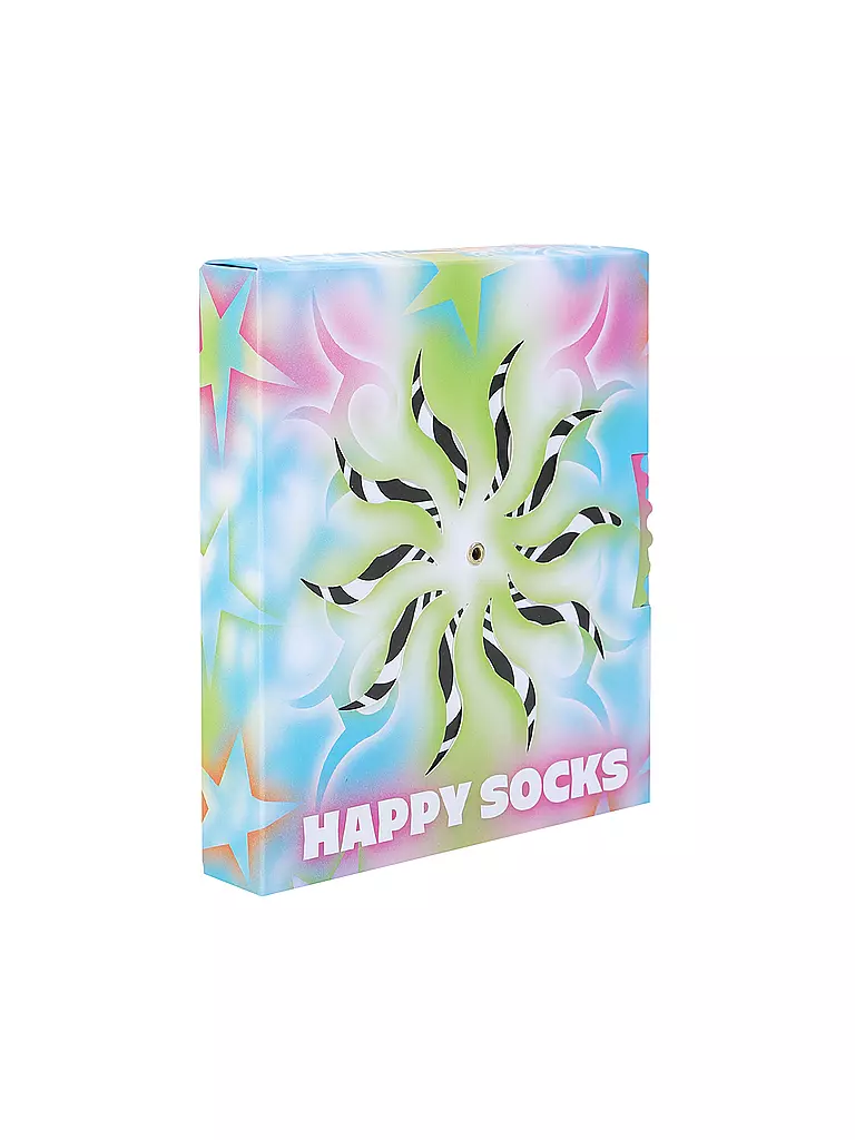 HAPPY SOCKS | Damen Geschenkset SPINNING WHEEL 2er Pkg 36-40 white | Multicolore